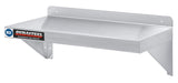 DuraSteel Stainless Steel Wall Shelf 24 Wide x 12 Deep Commercial Grade NSF Certified Industrial Appliance Equipment (Re
