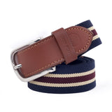 Bacca Bucci Mens Comfort Stretch Casual Fabric Belts Size 3234 Tan
