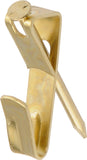 Hillman 122312 Brass Conventional Picture Hanger 8 Pack 10lb, No Size, No Color