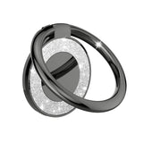 Pikabo Cell Phone Ring Holder Stand, Cell Phone Grip Holder, Adhesive Phone Grip for Phones and Cases. (Glitter Silver)