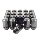 Wheel Accessories Parts 20 Pcs 9/16-18 OEM Style Lug Nuts 0603-6433AA |611-204 | 1.66 Long Black 7/8 Hex Fits 2009-10 Dodg