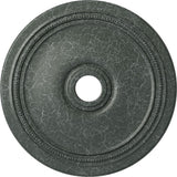 Ekena Millwork CM24DIAGC Diane Ceiling Medallion, 24OD x 3 5/8ID x 1 1/4P (Fits Canopies up to 6 1/4), Hand-Painted Athenian Gre