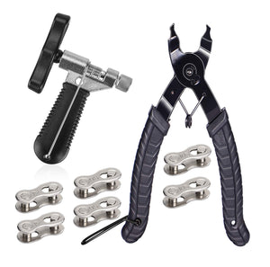 Bike Chain Removal Tool - Bicycle Chain Repair Kit - Bike Link Plier, Chain Breaker Splitter Tool, Links - Easy to Use - Quick F