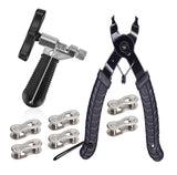 Bike Chain Removal Tool - Bicycle Chain Repair Kit - Bike Link Plier, Chain Breaker Splitter Tool, Links - Easy to Use - Quick F