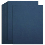50 Sheets Navy Blue Paper | 120gsm/32lb Heavyweight Cover Cardstock | 8.5 x 11 Construction Blank Thick Paper