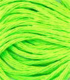 DMC 317WE990 Light Effects Polyster Embroidery Floss, 8.7Yard, Neon Green