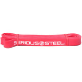 SERIOUS STEEL FITNESS Assisted 41 PullUp Band, Resistance & Stretch Band, Powerlifting Band & Pullup Assist Loop Band (#2 Red