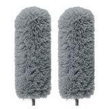 Gütewerk 2X Replacement Heads for Microfiber Feather Duster, Grey