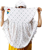 Pracharan Fancy Stylish Printed Pattern Driving Cotton Scarf With Sun Protection Cover Face For Women And Girls (Chex Bandhani)
