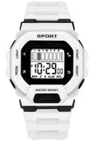 Racnos Digital Silicone Strap Sports Watch For Boys | Sports Watch For Kids Boys | Sportz Watch (White)