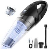 BSRCO Handheld Vacuum Cordless Rechargeable, 1.65LBs Hand Held Vacuum Cordless, Car Vacuum Portable with LED, USB Charge, for Ca