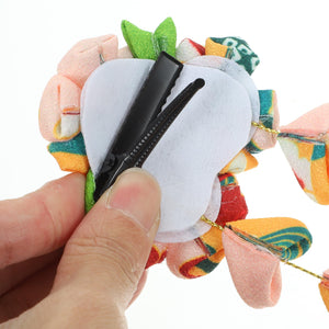 Amosfun 2 Pcs Japanese Kimono Flower Hair Pin Japanese Tsumami Hair Clips Kanzashi Hair Sticks Picks Hair Accessories for Women