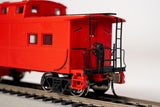 Bachmann Trains Painted, Unlettered - Caboose Red Northeast Steel Caboose. Ho Scale, Silver