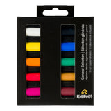 Rembrandt Soft Pastel Micro Set, 10-Piece Half Sticks, General Selection