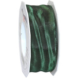 Morex Ribbon French Wired Lyon Fabric Ribbon, 1-1/2-Inch by 27-Yard, Hunter (46440/25-035)