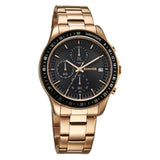 Sonata Chronos Quartz Black Round Dial Men'S Watch | Stainless Steel Strap Material | Watches For Men Analog - 77187Km05