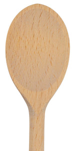 12 Inch Long Wooden Spoon Set by BICB | Natural Beechwood Mixing Spoons for Baking, Cooking & Stirring | Set of 3 Long Wooden Sp