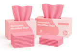 DR.VS Removable Microfiber Cleaning Rags 20 Pcs Cherry Blossom Pink, UltraSoft Reusable Cloths for Home, Kitchen, Car, and Of