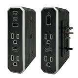 Austere VII Series, Wall Power 4 Outlet Surge Protector, 3500 Joules, Isolated EMI/RFI Filtering, 2 USB-C 45W & 20W Fast Charger