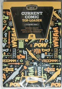 10 Cbg Current Comic Book Top Loaders - Ultra Archival Quality For Protecting Your Comic Books