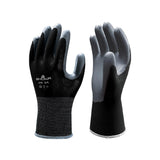 SHOWA 24 Pair Atlas 370 Black Work Gloves Size Large 370BL-08 (2 Dozen)