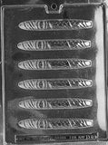 Dress My Cupcake Celebration Cigar with Band Chocolate Mold - D049 - with Molding Instructions Included