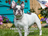 2025 2026 French Bulldog Calendar - Dog Breed Monthly Wall Calendar - 12 x 18 Open - Thick No-Bleed Paper - Giftable - Academic 