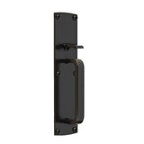 National Hardware N109050 Gate Thumb Latch, Coated with WeatherGuard Protection, Black Plated Steel