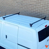 2 Bar Rack System For The Transit Connect 2010-13 Nv200 Or Chevy City Express Black -Like New