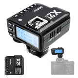 Godox X2T-S TTL Wireless Flash Trigger for Sony - 2.4G 100m Range, 1/8000s HSS, with Hot Shoe for Flash Connection, 5 Groups & 3