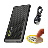 Nitecore NB Plus 10,000mAh Power Bank, Ultra Lightweight and Slim USB-C and USB-A Ports for Phones, iPads and More Travel Ready 