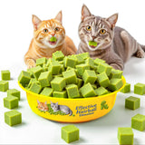 NSWXZDS Cats Grass Treats 60g/2.12oz Catnip Toy Fish Oil Freeze Dried Chicken Cat Food Hairball Removal Kitten Chew Snack Cleani