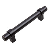 GlideRite Hardware 400696ORB25 3.75 inch CC Solid Euro Bar Pulls 25 Pack, 3.75, Oil Rubbed Bronze Finish