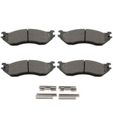 SCITOO D897 Front Metal Brake Pads Sets w/Hardware Replacement For Dodge For Durango 2003-2006,For Dodge For Ram 1500 2002-2005