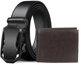 Zoro MenS Vegan Leather Belt And Wallet For Men | Formal/Casual