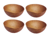 Coir Garden Coco Fiber Hanging Planter Pots Coir Liner/Basket Liner (Brown, 8 Inch) 4 Pieces