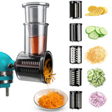 Stainless Steel Slicer Shredder Attachments for KitchenAid Stand Mixers