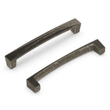 Hickory Hardware Crest Collection Pull 5-1/16 Inch (128mm) Center to Center Black Nickel Vibed Finish
