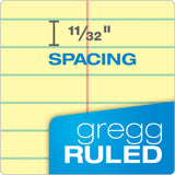 Tops Docket Steno Book, 6 X 9, Gregg Rule, Canary Paper, 100 Sheets (63851)