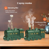 HIROGA Train Diffuser 300ml, Aromatherapy Cool Mist Ultrasonic Aroma Train Diffuser with Remote Control 2 Light 2 Mist Mode Auto