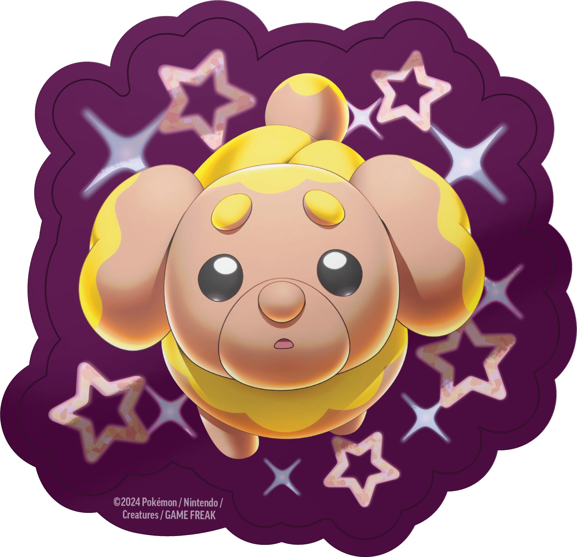 POKEMON TCG: Scarlet and Violet: PALDEAN Fates: TECH Sticker Collection - Shiny Fidough