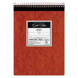 Ampad Gold Fibre Retro Pad, Wide Rule, 81/2 x 113/4, White, 70Sheets/Pad (20008R)