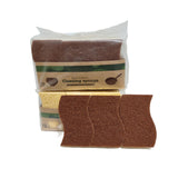 MultiPurpose Kitchen Cleaning Sponges, 12 Pack, Yellow and Brown, DualLayer Design (Dark Drown)