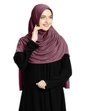 Mehar Polyester Modest Female Stylish Soft Feel Good Raahi Hijab (Coffee), Purple