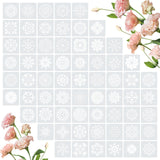 Amrules 65 Pcs Painting Stencils, Mandala Theme Drawing Templates Set for Crafts, Reusable DIY Art Stencil Sets for Wood, Walls,
