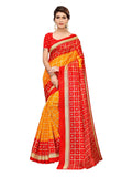Satrani Women Art Silk Saree(1159ST88_Yellow_One Size)