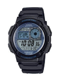 Casio Mens Quartz Watch with Resin Strap, Black, 19.4 (Model: AE1000W2A2VCF)
