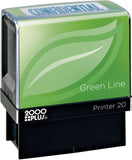 2000 PLUS Green Line Selfinking Stamp