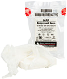 North American Rescue Compressed Gauze (Rolled) NAR Compact Crinkle Cotton Gauze Compression Bandage for Wounds, Injuries (3000