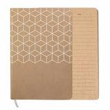 Aairo By Recycled Notebook A5 Size 96 Pages / 192 Sides 7580 Gsm Set Of 2| Brown Pages | Fountain Pen Friendly Paper | Sp